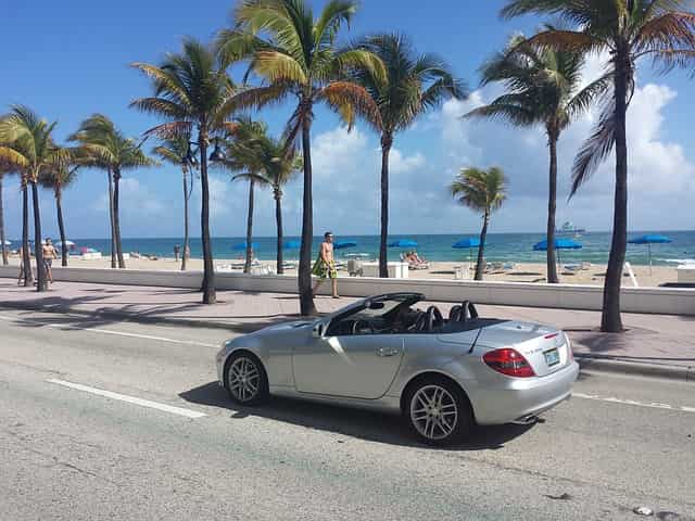 Budget Mia Convertible Rental Car in Miami Beach