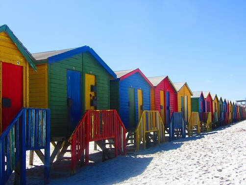 Cape Town  car hire: Beach Huts