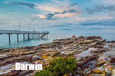 Pier at Darwin Beach, Australia