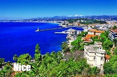 Car rental France: A view over Nice