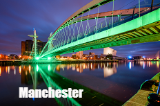 Millenium Bridge, Manchester, United Kingdom